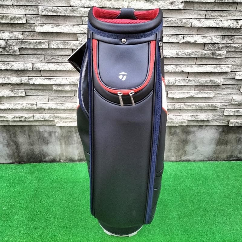 中古品 テーラーメイド メタルT キャディバッグ TD297 NAVY
