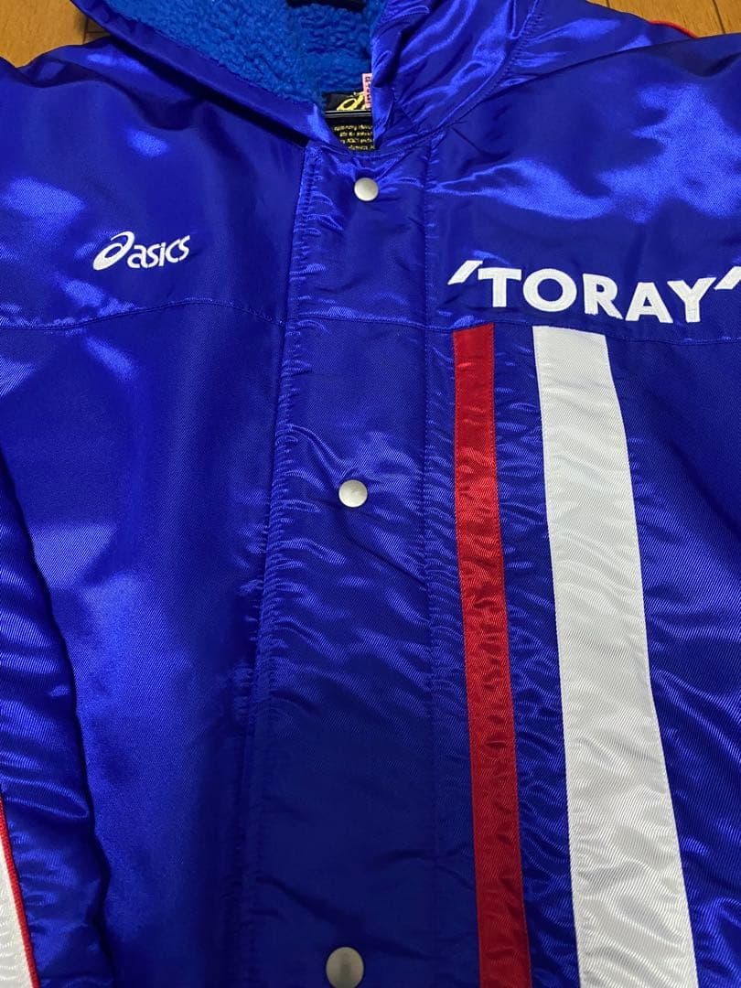 バレーボールTORAY Arrows フード付きロングコート