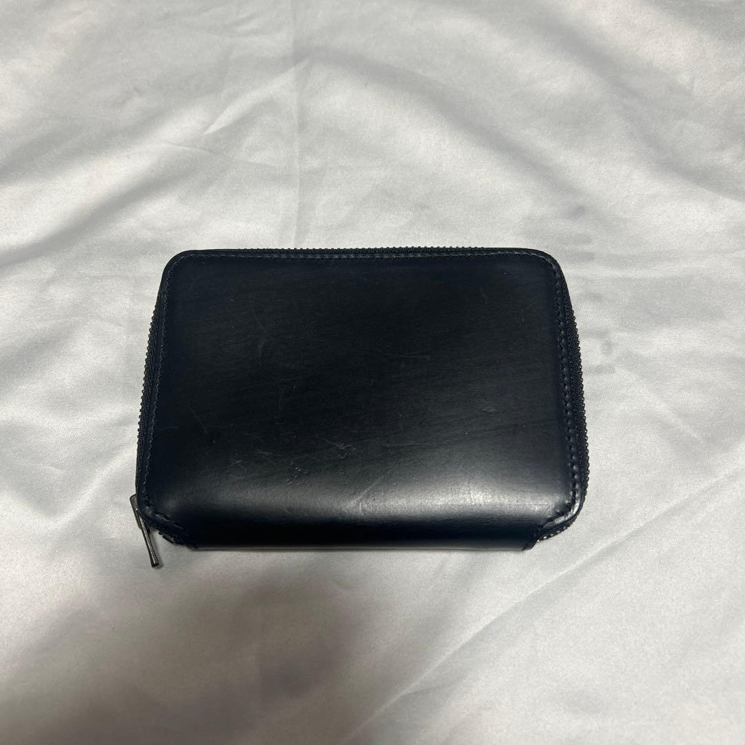 MARGARET HOWELLレザー二つ折り財布 ジッパー付き