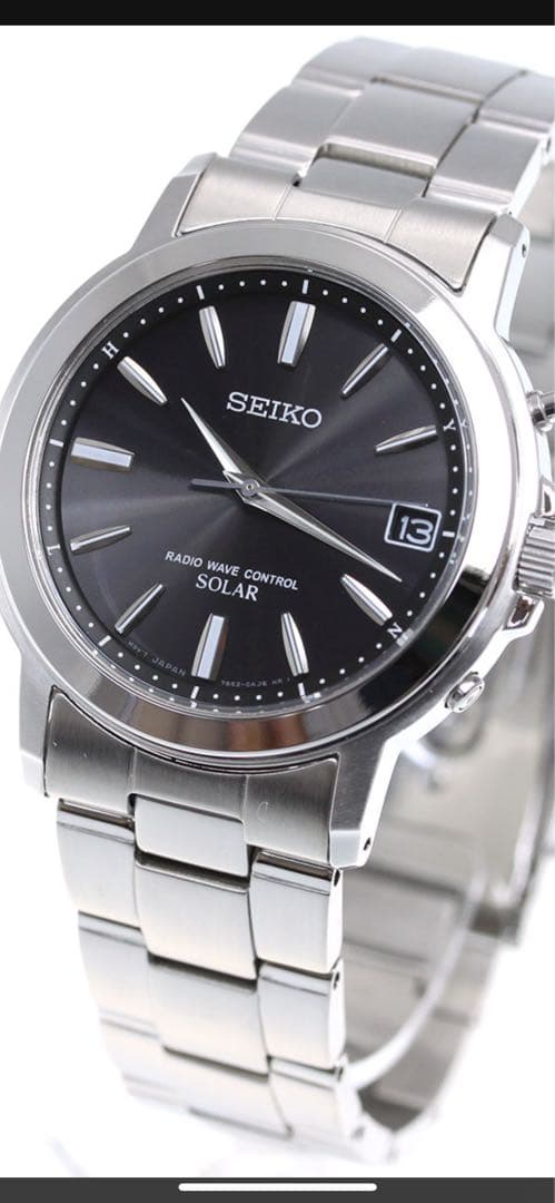 SEIKO ソーラー電波腕時計 SBTM169