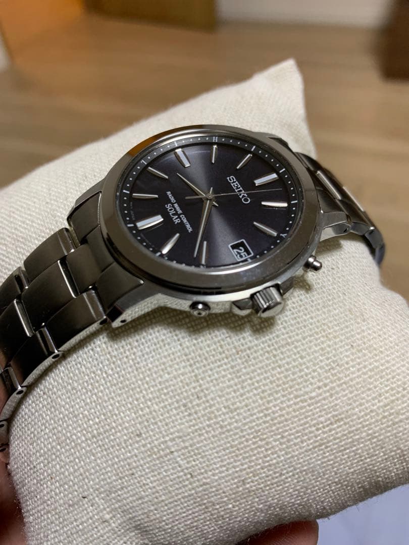 SEIKO ソーラー電波腕時計 SBTM169