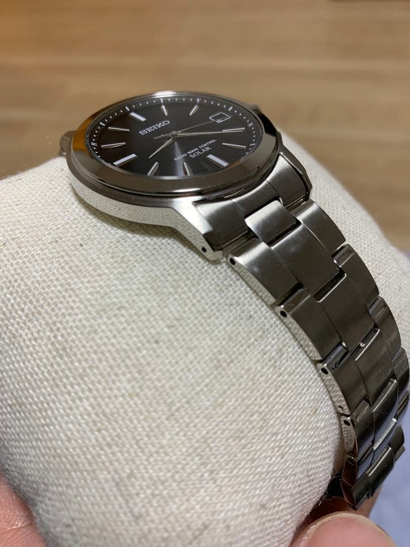 SEIKO ソーラー電波腕時計 SBTM169
