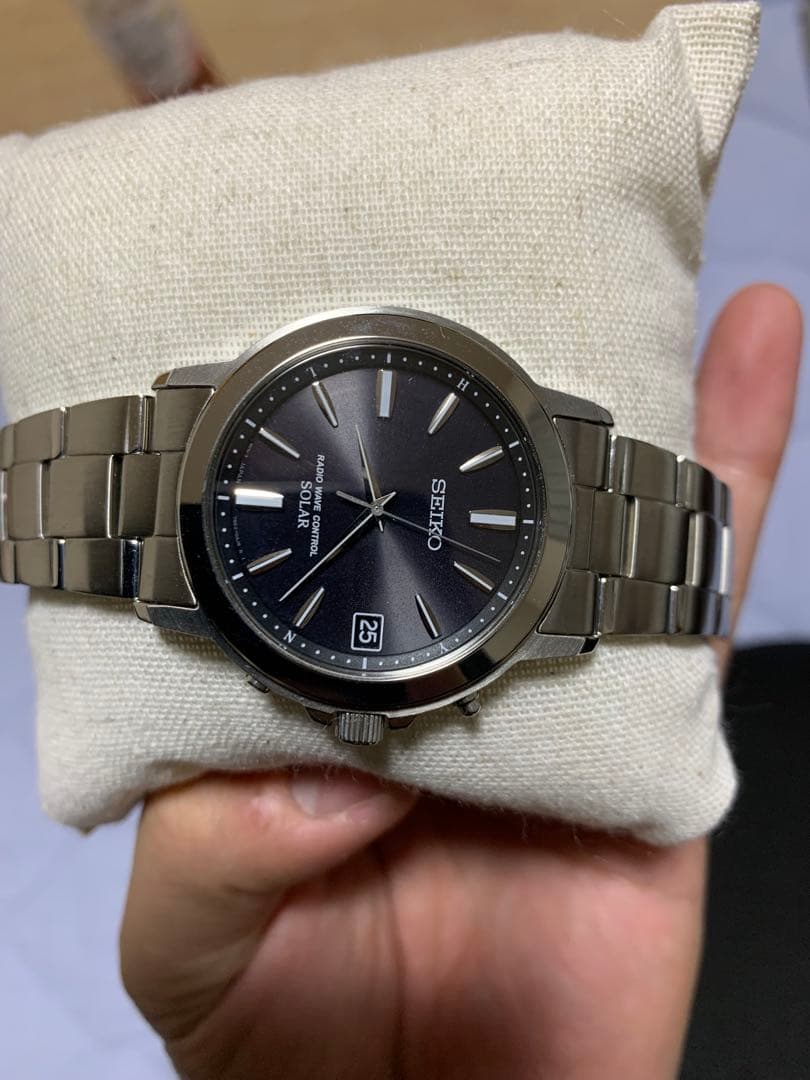 SEIKO ソーラー電波腕時計 SBTM169