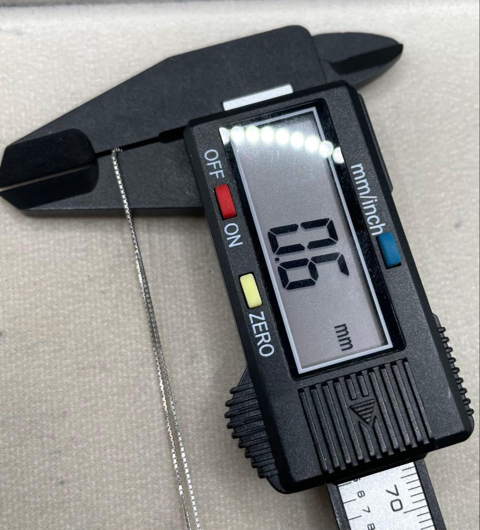 JZ11★pt850 長45cm 幅0.6mm 調整可能 ベネチアン