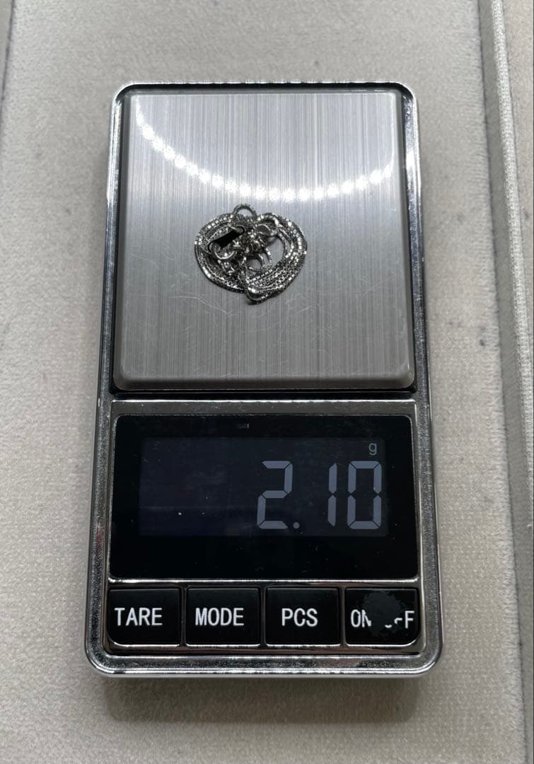 JZ11★pt850 長45cm 幅0.6mm 調整可能 ベネチアン