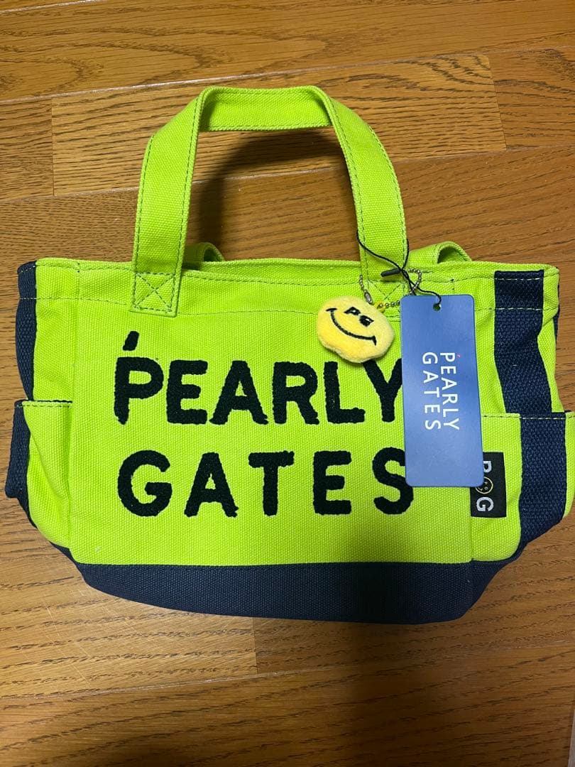 PEARLY GATES 蛍光イエロー ゴルフカートバッグ