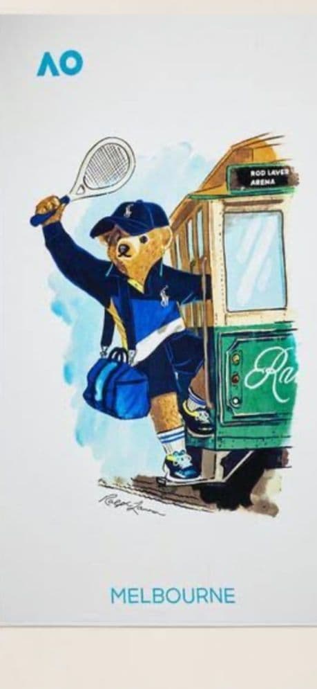 【新品未使用】オーストラリア　オープン　POLO　ベア　ビーチタオル