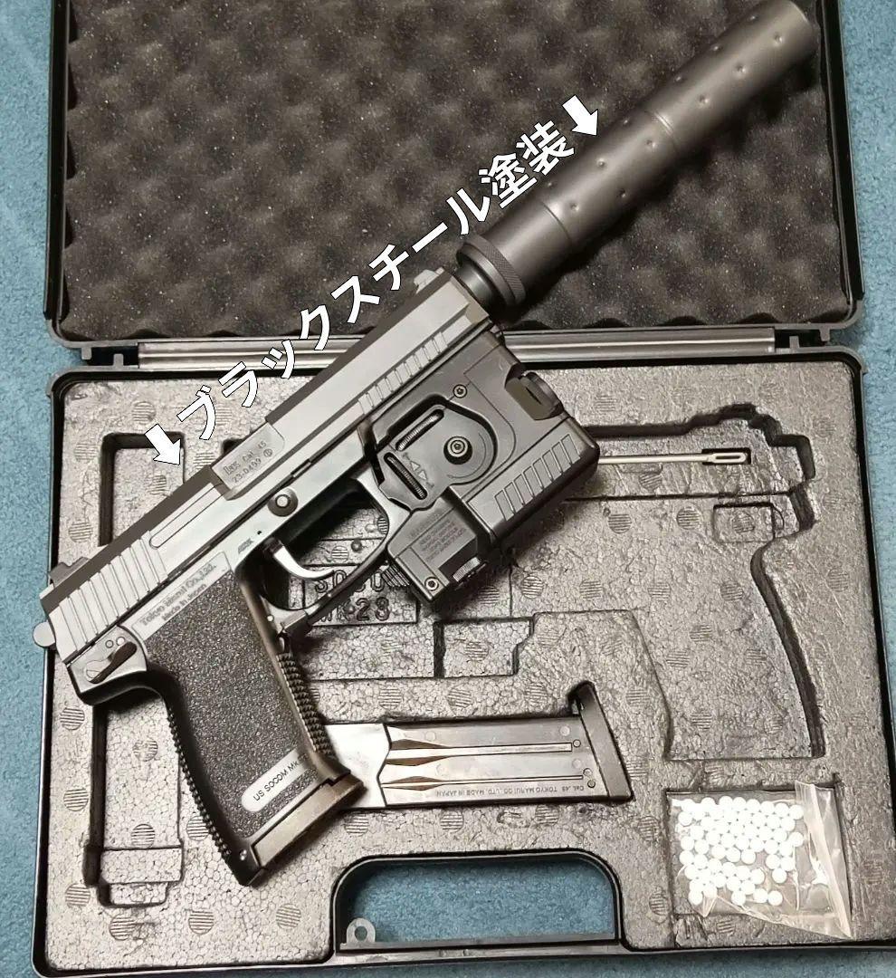 こ*k様 塗装&静音カスタム SOCOM Mk23 予備マガジン付き
