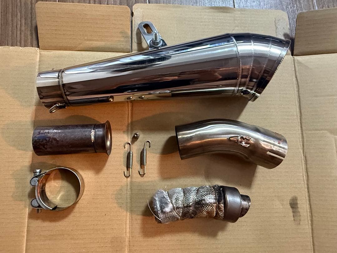 LCIマフラーGP管スリップオン　ZX25R.ZX4R 50.8π