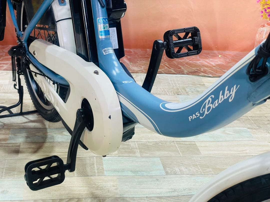 人気モデル！パスバビー12AH⭐️ヤマハ子供乗せ電動自転車Y3279