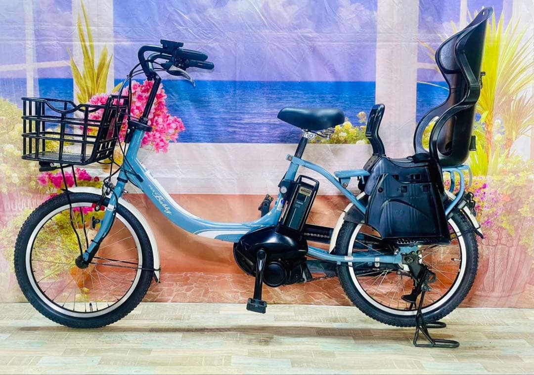 人気モデル！パスバビー12AH⭐️ヤマハ子供乗せ電動自転車Y3279