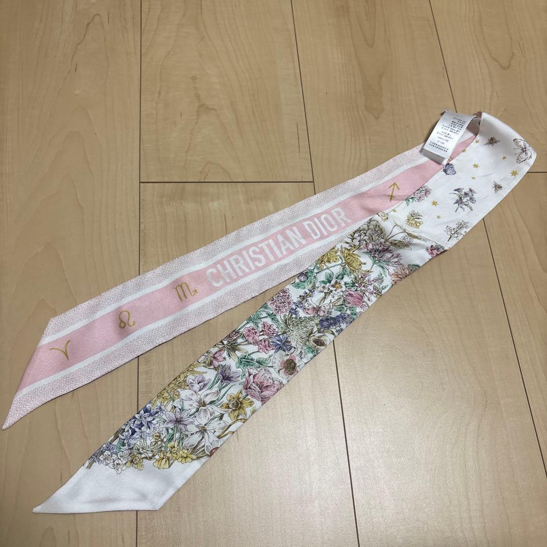 ram様限定 ChristianDior ディオール ミッツァ スカーフ ピンク