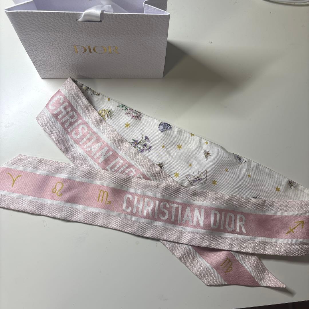 ram様限定 ChristianDior ディオール ミッツァ スカーフ ピンク