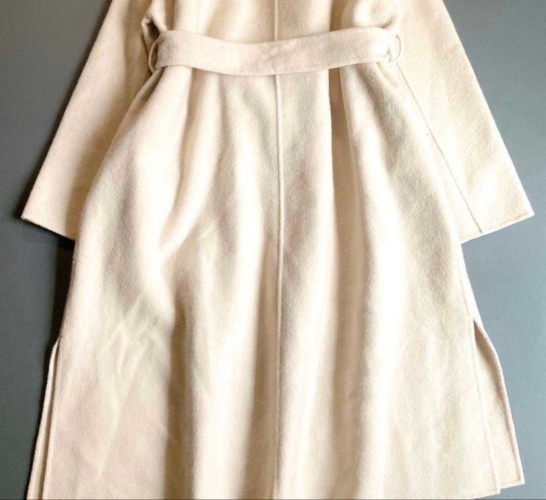 【売り切りSALE】ノークバイザライン ライトウールリバーロングコート ベージュ