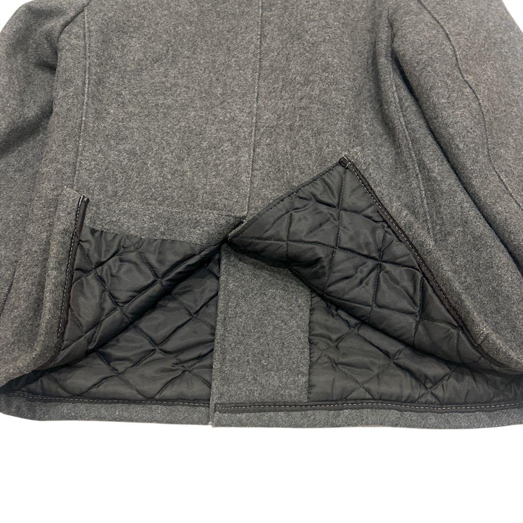 本日発送　美品　ショット キルティング ピーコート メルトンウール　USA製