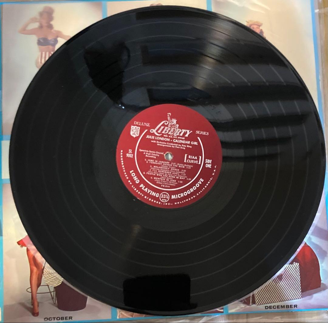 稀少USオリジナルCalendar Girl Julie Londonレコード