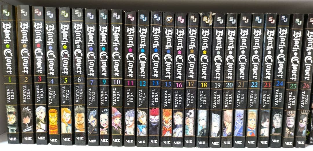 ブラッククローバー 英語版コミックス 1〜26巻※抜け有