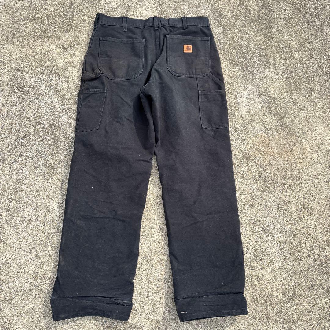 カーハート　ブラック ペインターパンツ carhartt ダック地