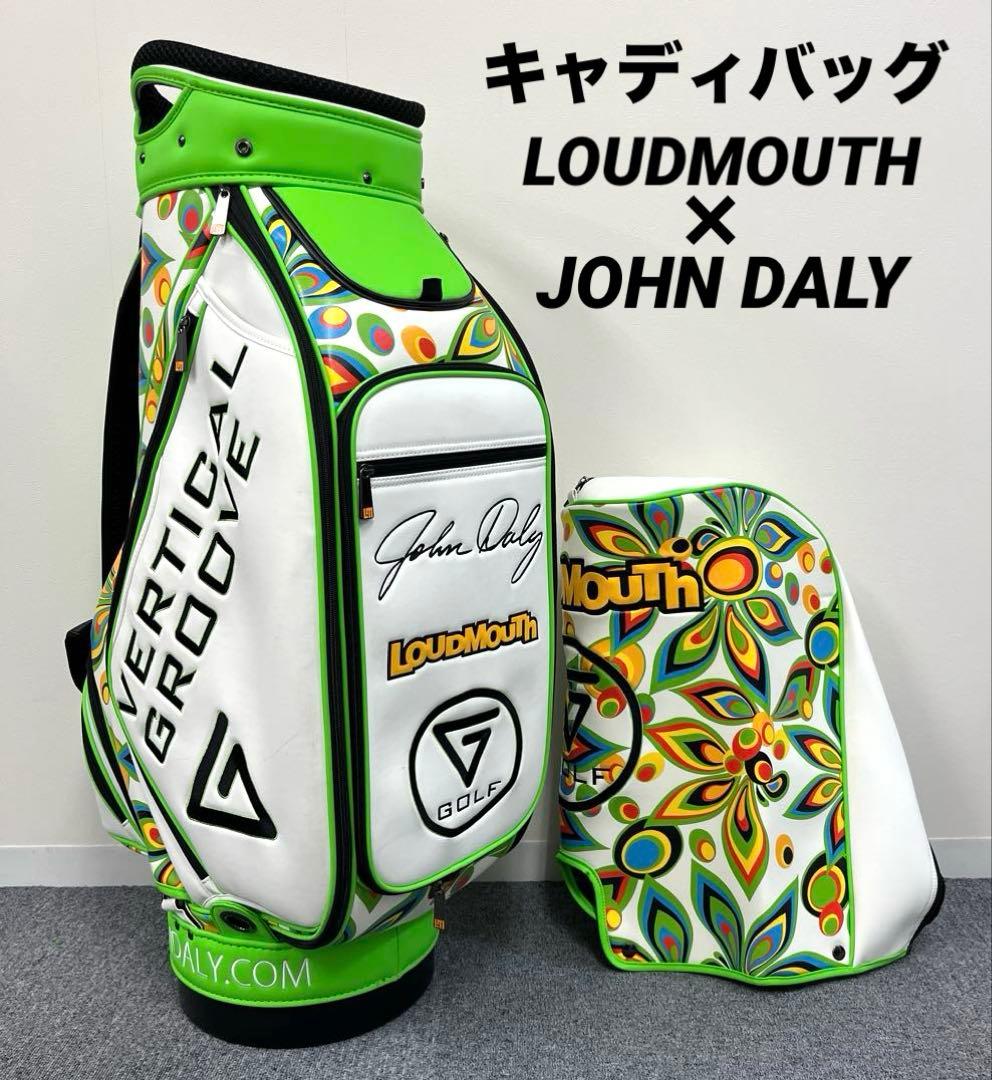 【未使用】ラウドマウス ジョン・デーリー ロゴ入り キャディバッグ 希少品