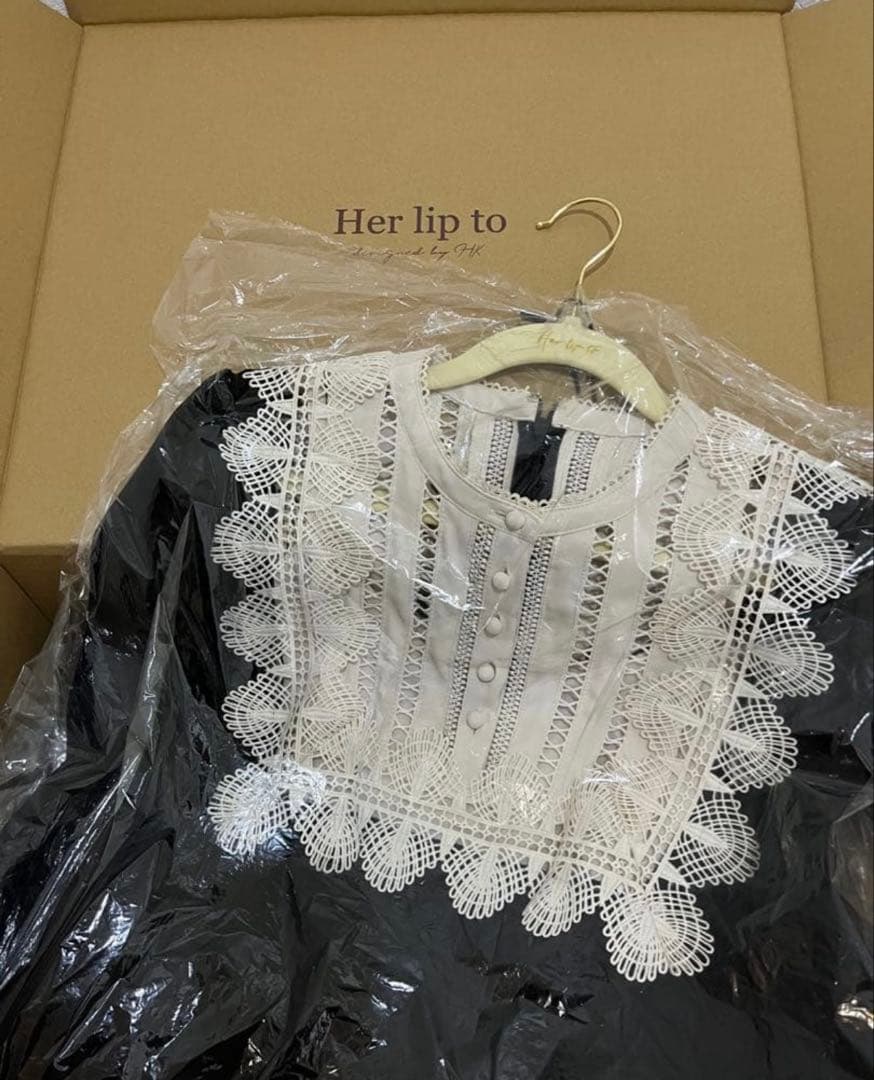 タグありHerlipto☆Le Grand Midi Dress M