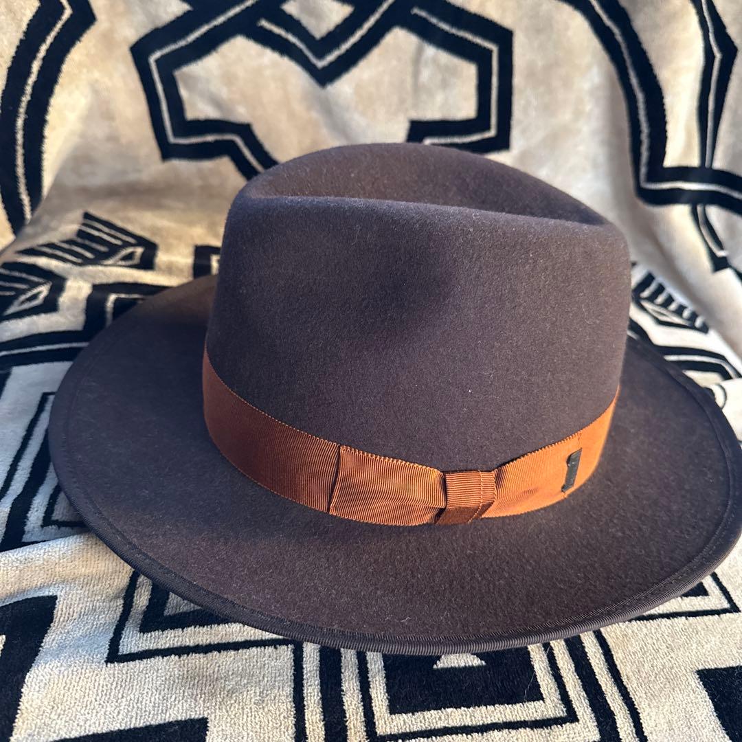 超美品　日本製　Mr. FATMAN&CO. ブラウンウールハット XL