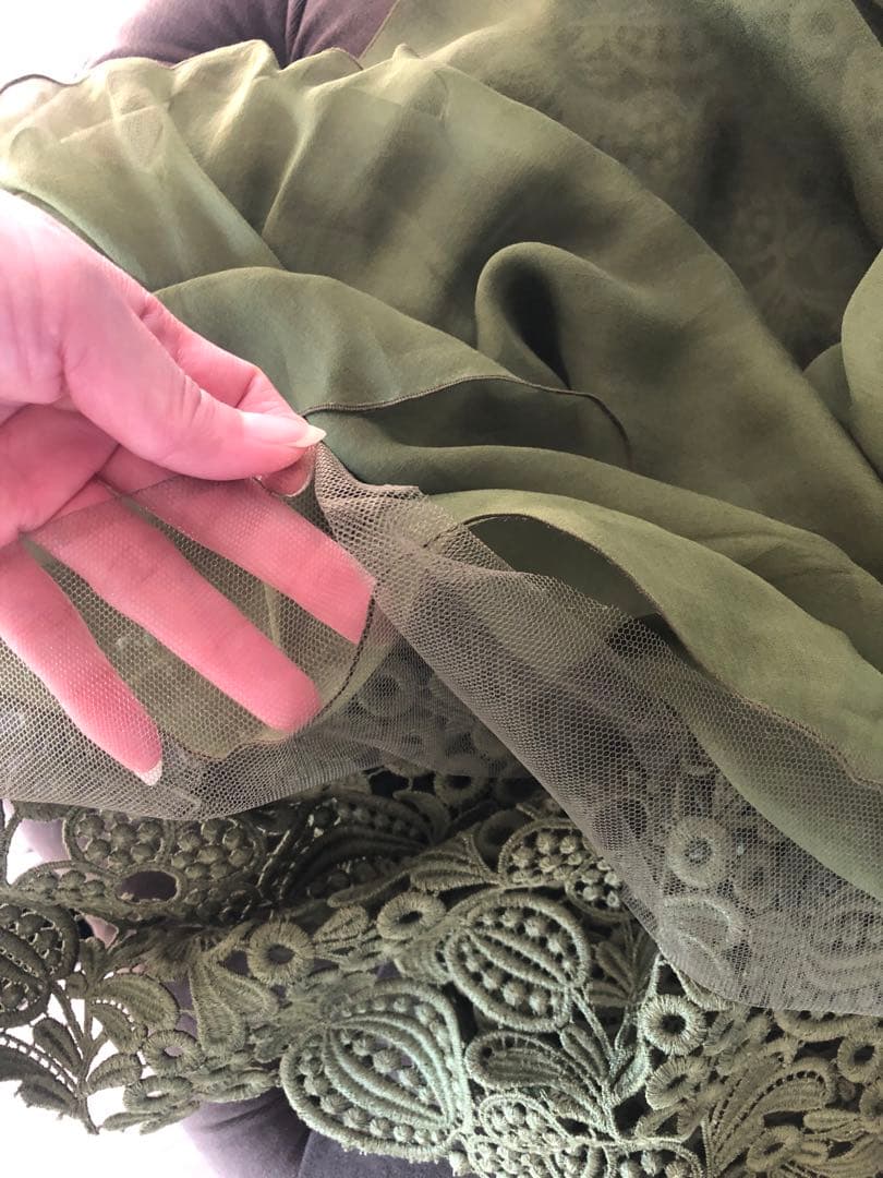 VALENTINO★ヴァレンティノ★ロックスタッズベルトレースワンピース