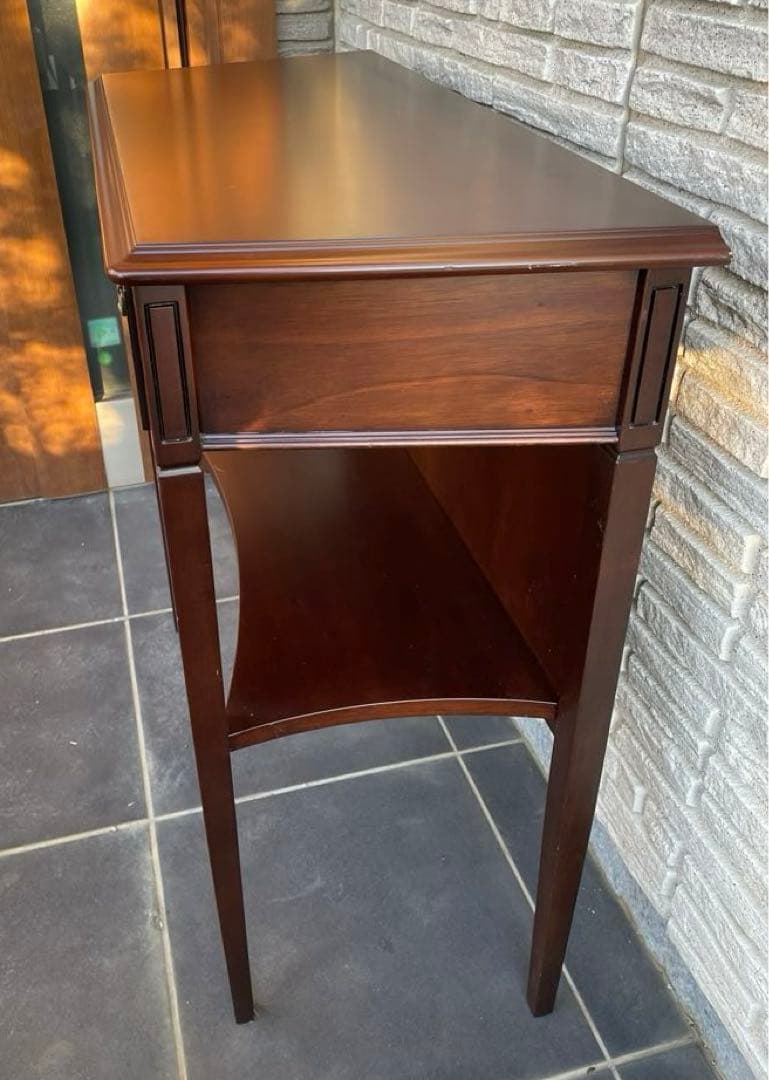 東海家具　コンソールデスク　コンソールテーブル　引き出し付