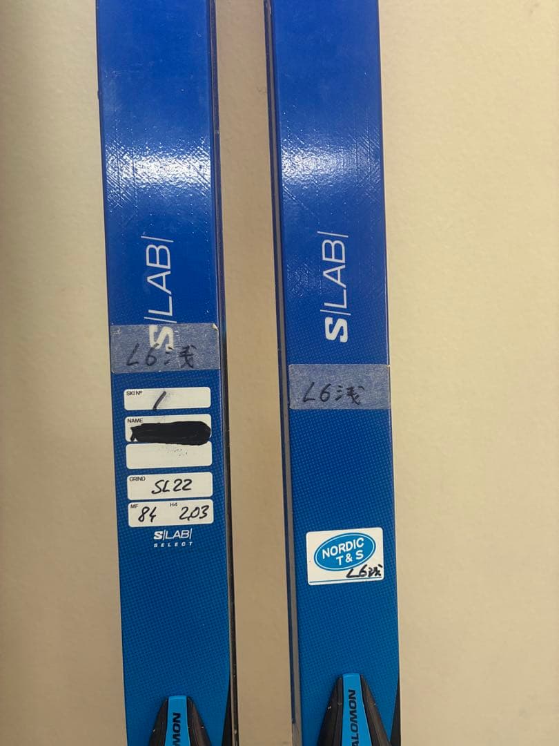 SALOMON S/LAB クロスカントリースキー187cm×2