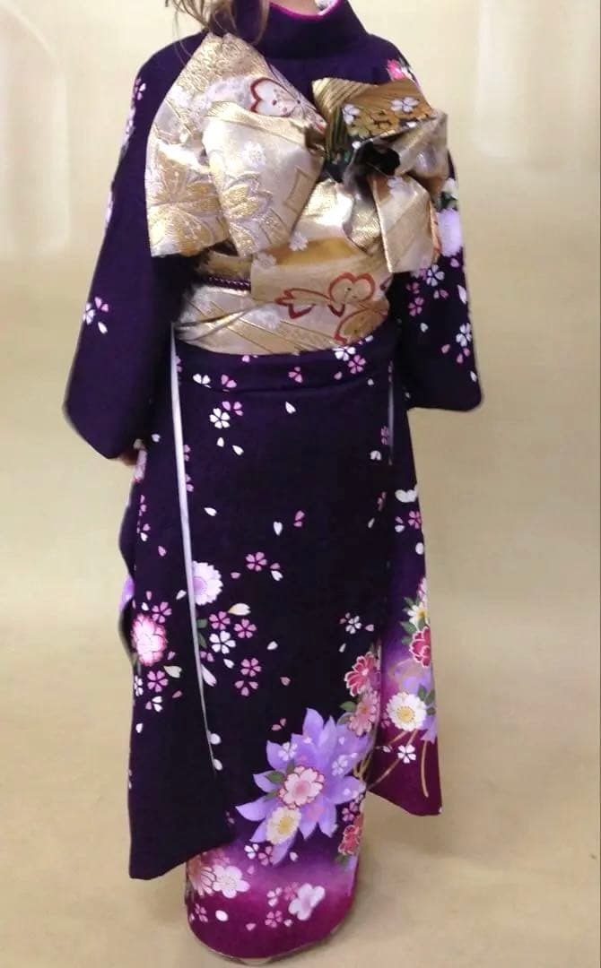 【アース】京都きもの友禅　正絹振袖セット