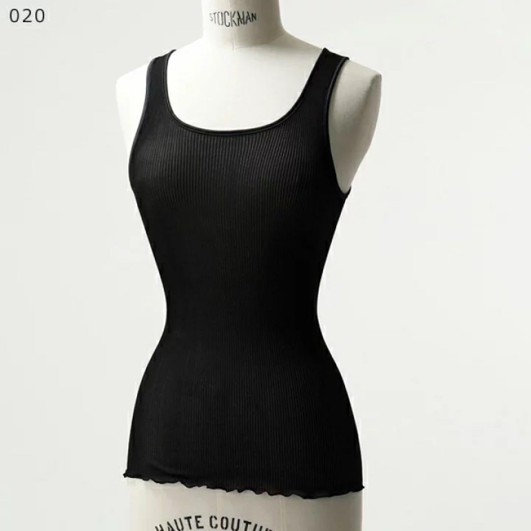 【新品】オスカリート定番シルク100%タンクトップ