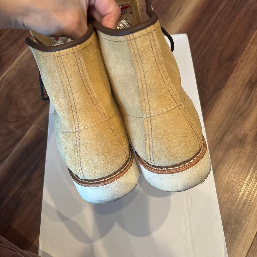 レッドウィング　8833 9.5Dベージュスエード