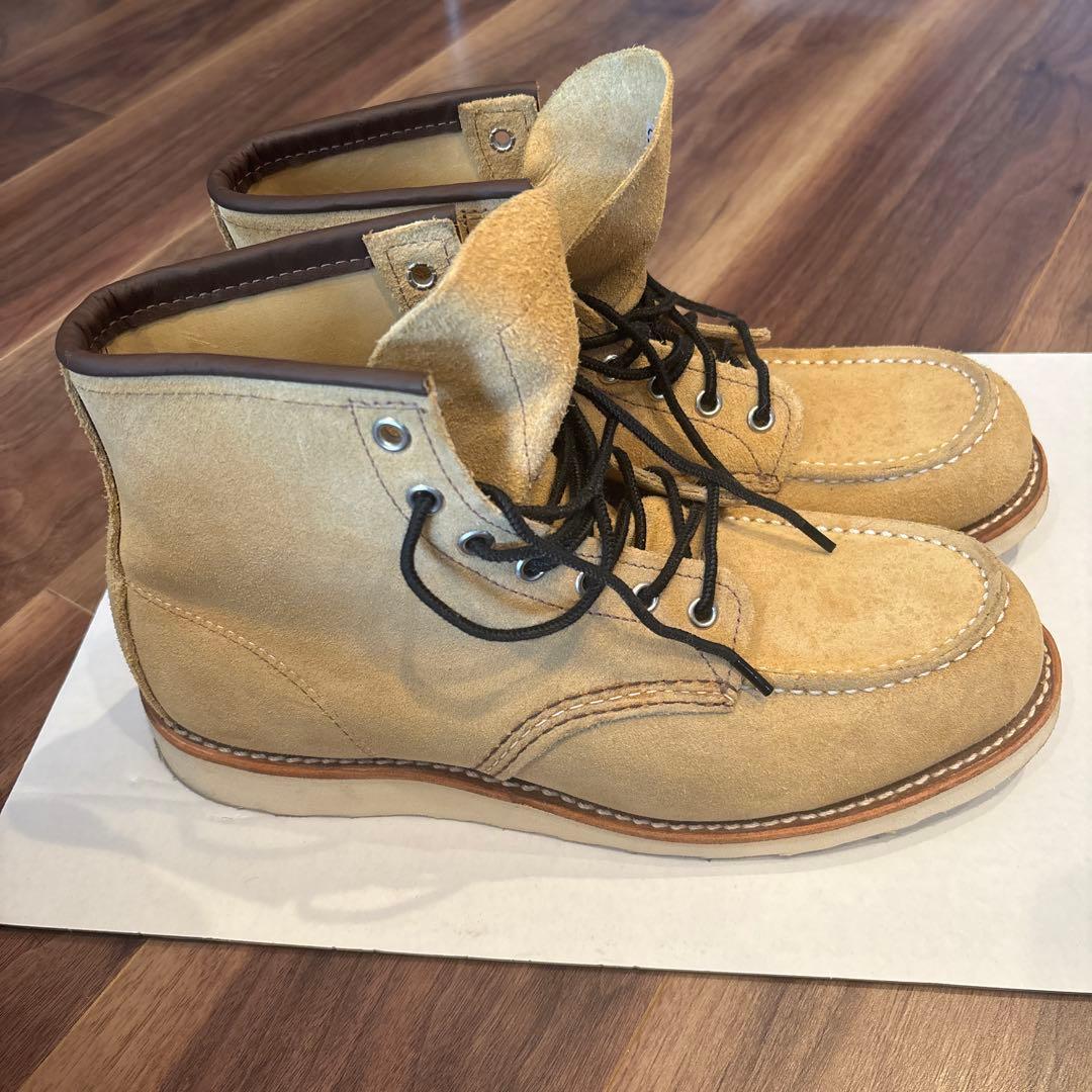 レッドウィング　8833 9.5Dベージュスエード