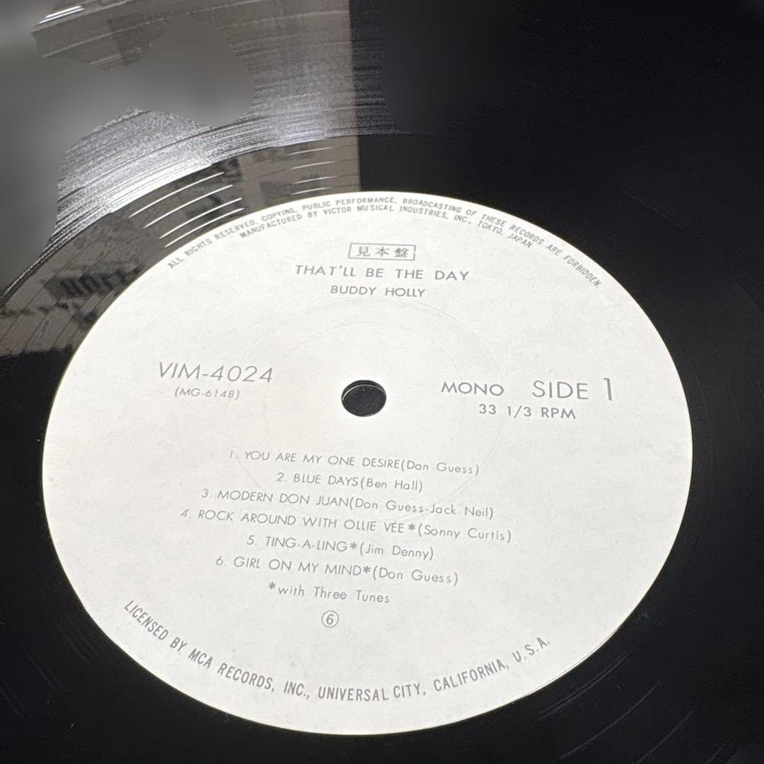 C061 Buddy Holly That'll Be The Day 見本