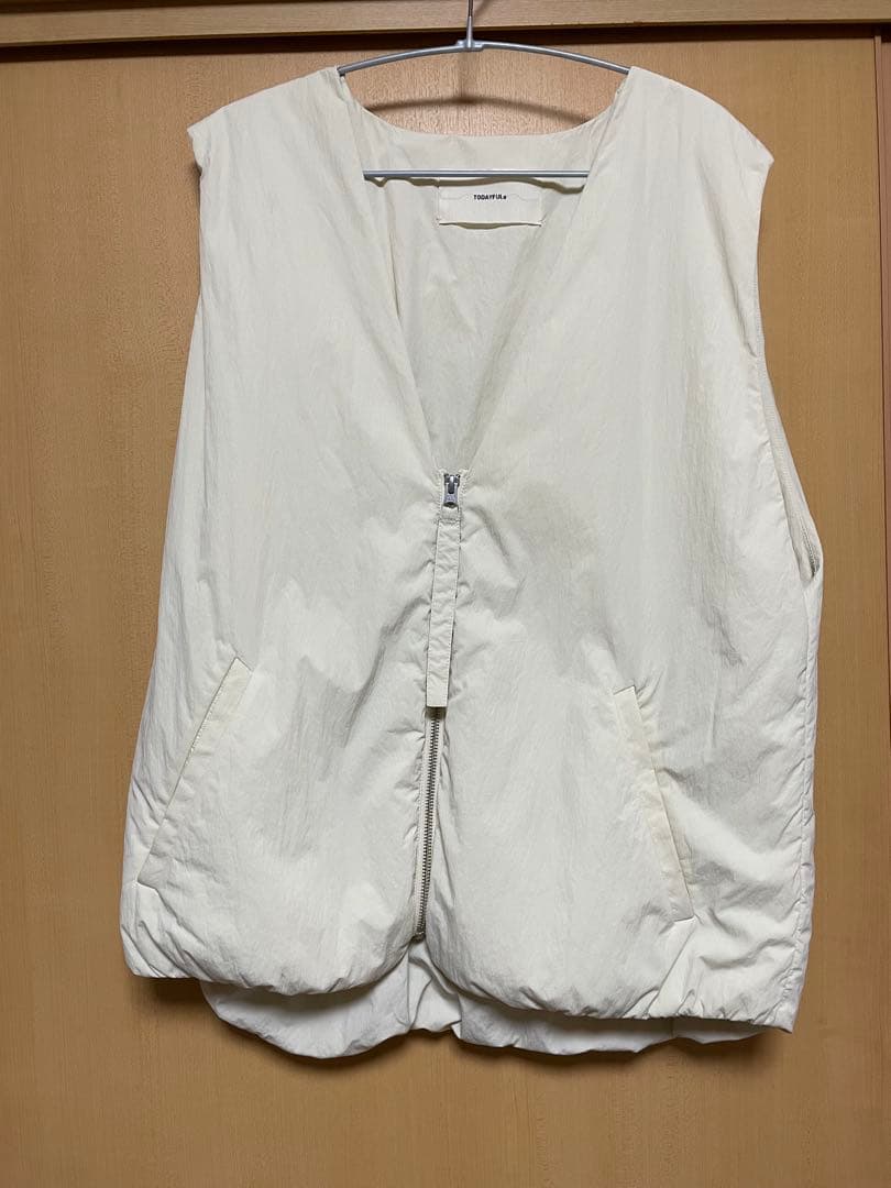 TODAYFUL Vneck Nylon Vest Ｖネックナイロンベスト