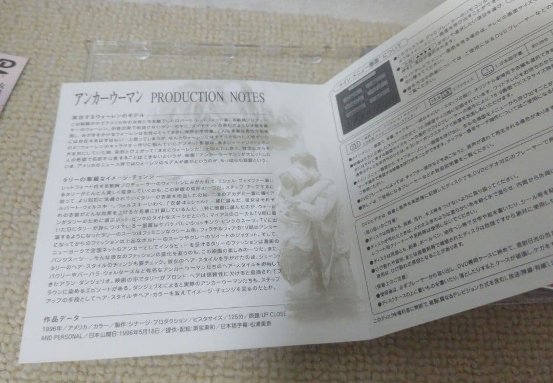 アンカーウーマン　dvd　廃盤　未ブルーレイ　レッドフォード　帯付