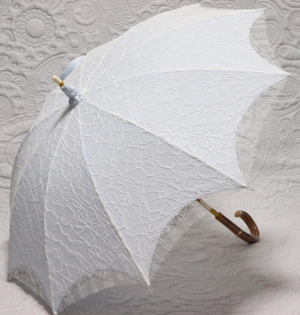 新品【前原光栄商店】皇室御用達リバーレース二重張り高級長傘日傘