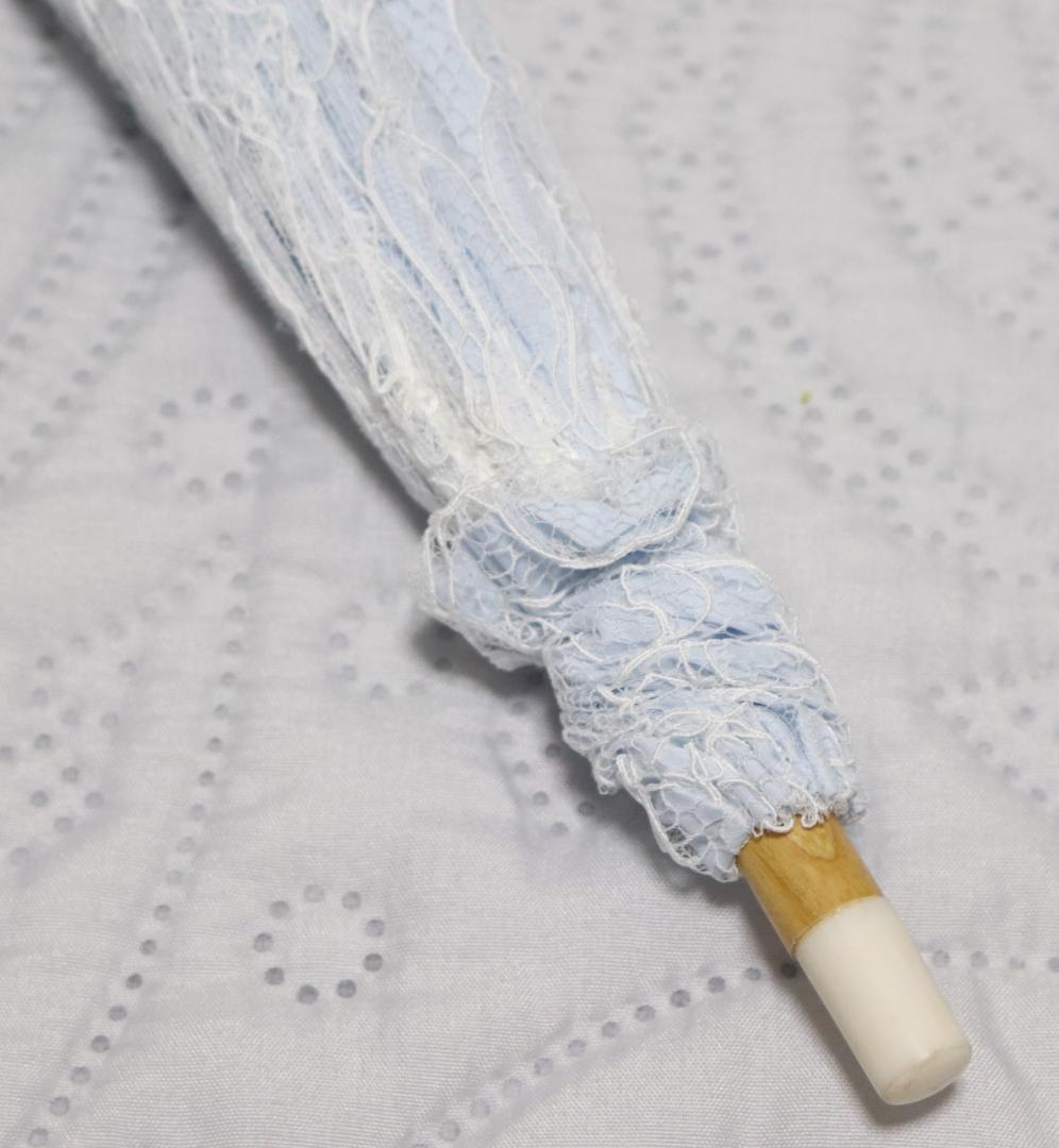 新品【前原光栄商店】皇室御用達リバーレース二重張り高級長傘日傘