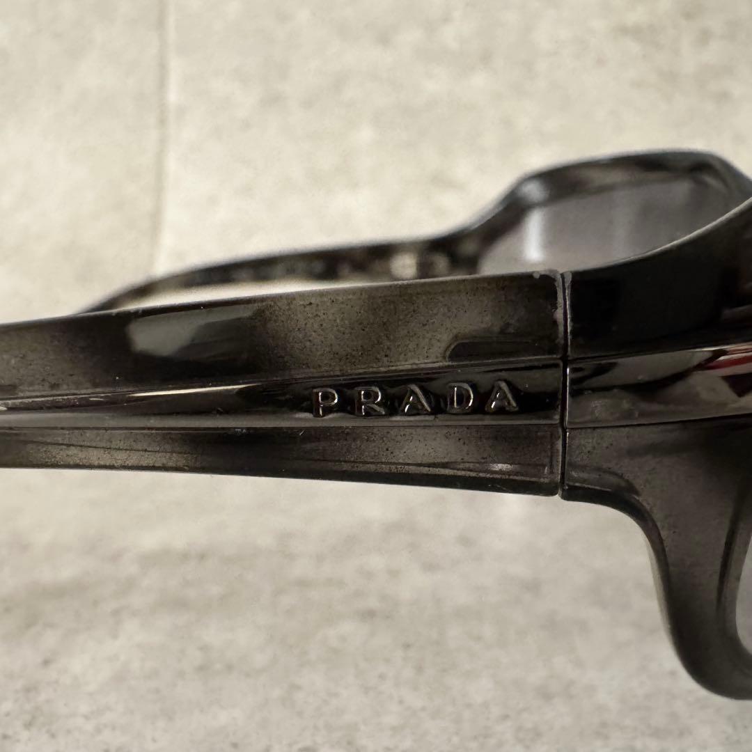 プラダ　サングラス　グレー　べっこう柄　黒　ガクト着用　箱付　SPR14G
