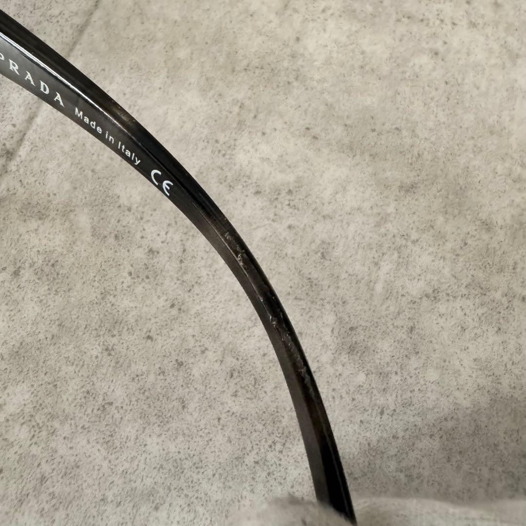 プラダ　サングラス　グレー　べっこう柄　黒　ガクト着用　箱付　SPR14G