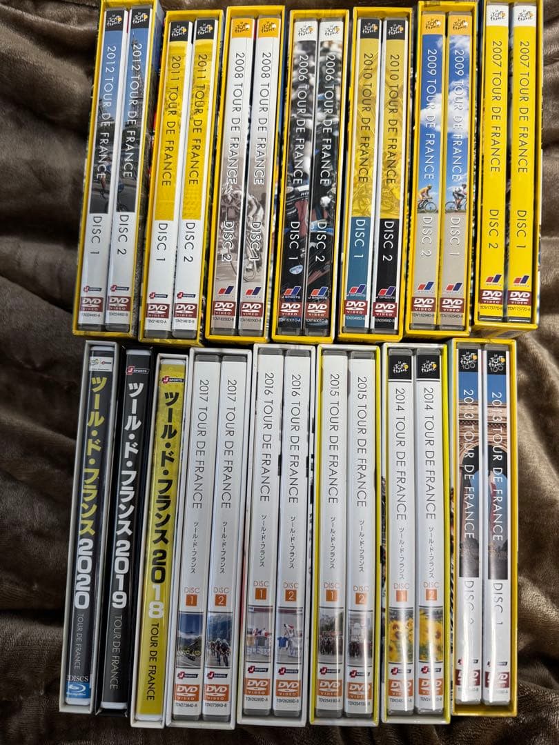 ツールドフランスDVD2006~2018 Blu-ray2019、2020セット