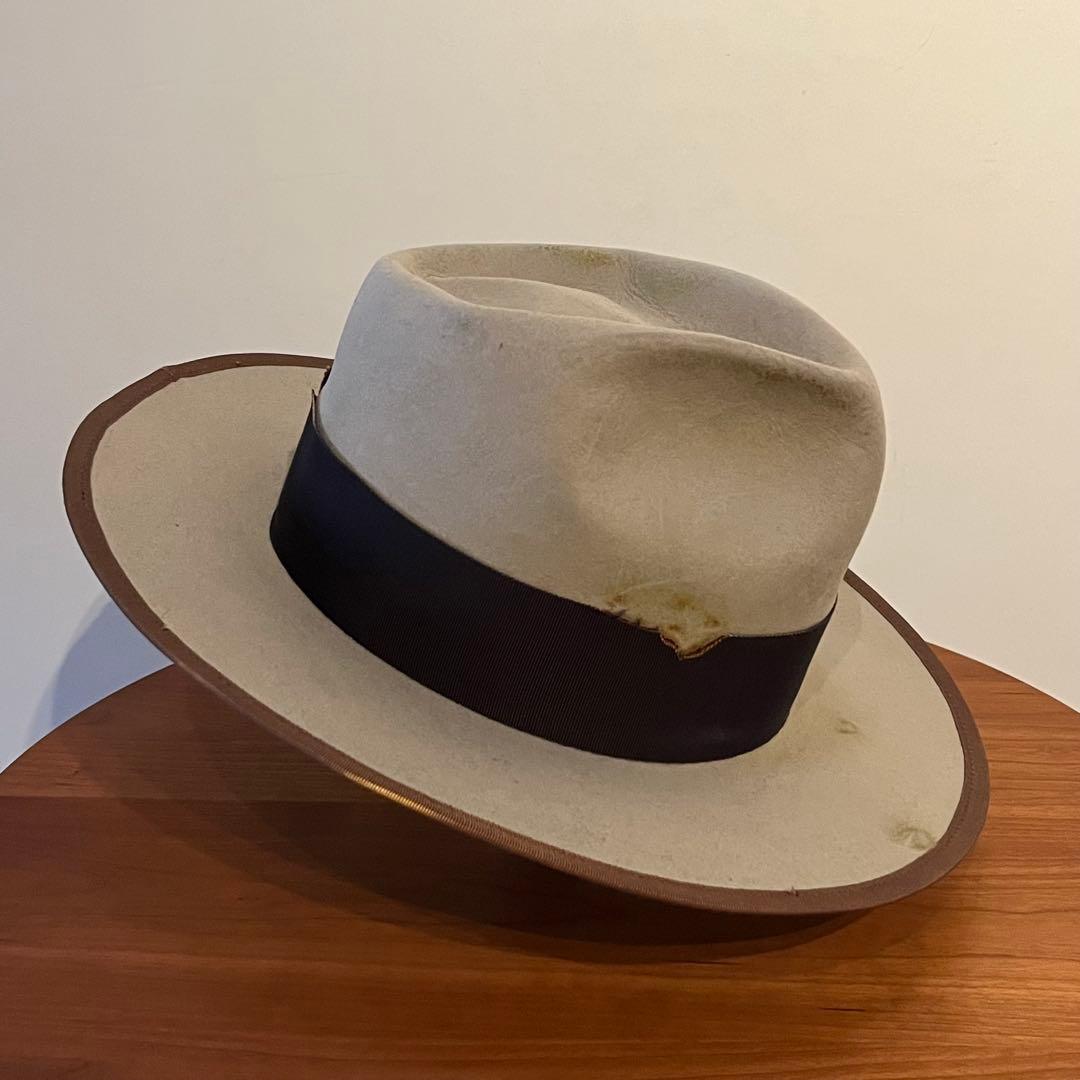STETSON VINTAGE FINISH SE999 59cm ベージュ