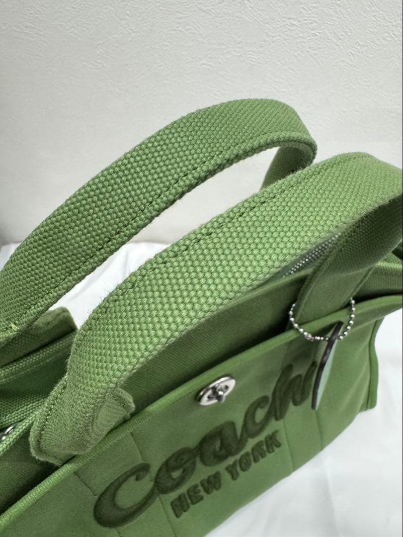 極美品 COACH めるる着用モデル カーゴトート 2way バッグ　34