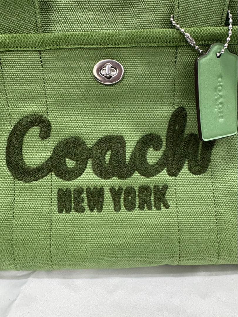極美品 COACH めるる着用モデル カーゴトート 2way バッグ　34