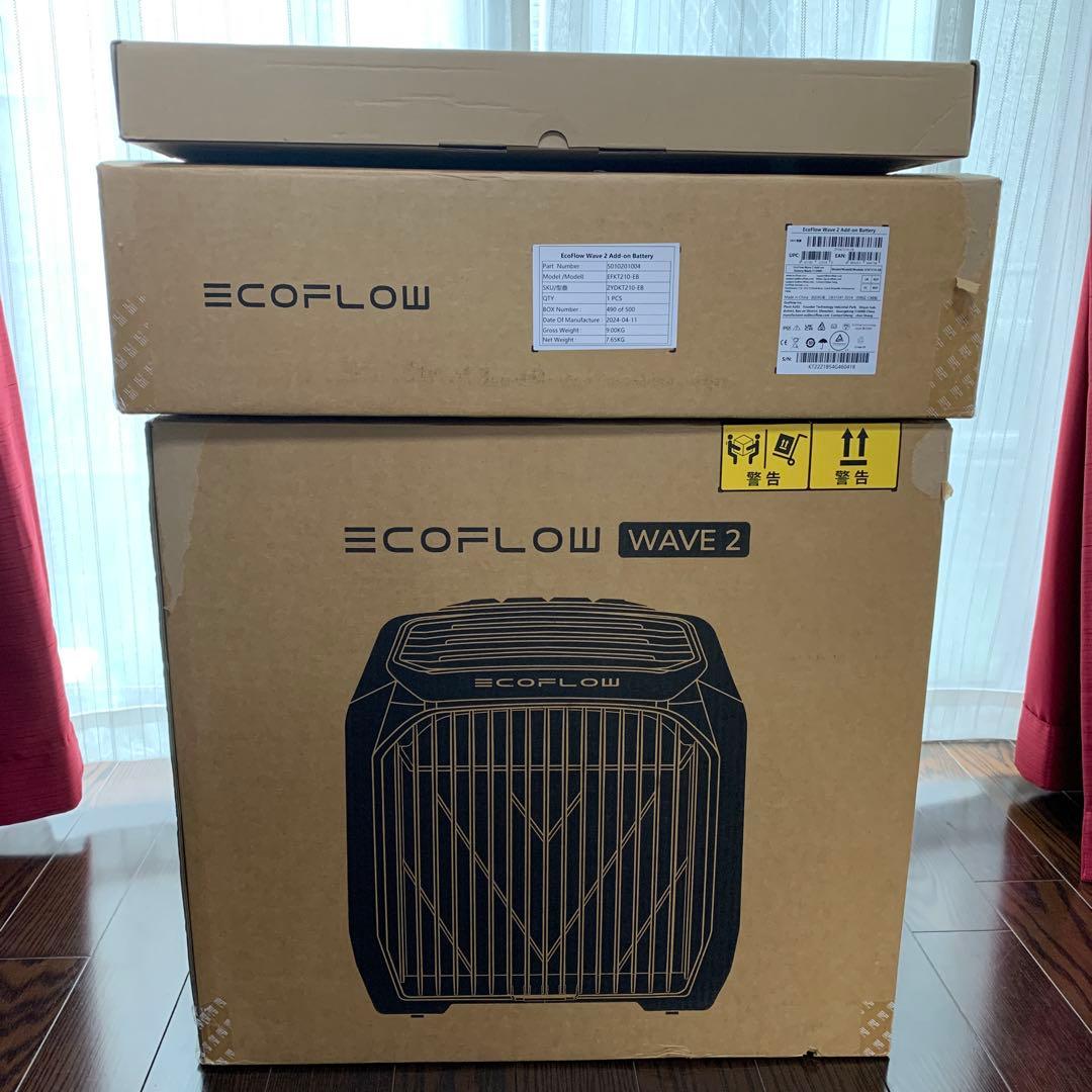 ECOFLOW WAVE2 ポータブルエアコン★専用バッテリーセット★