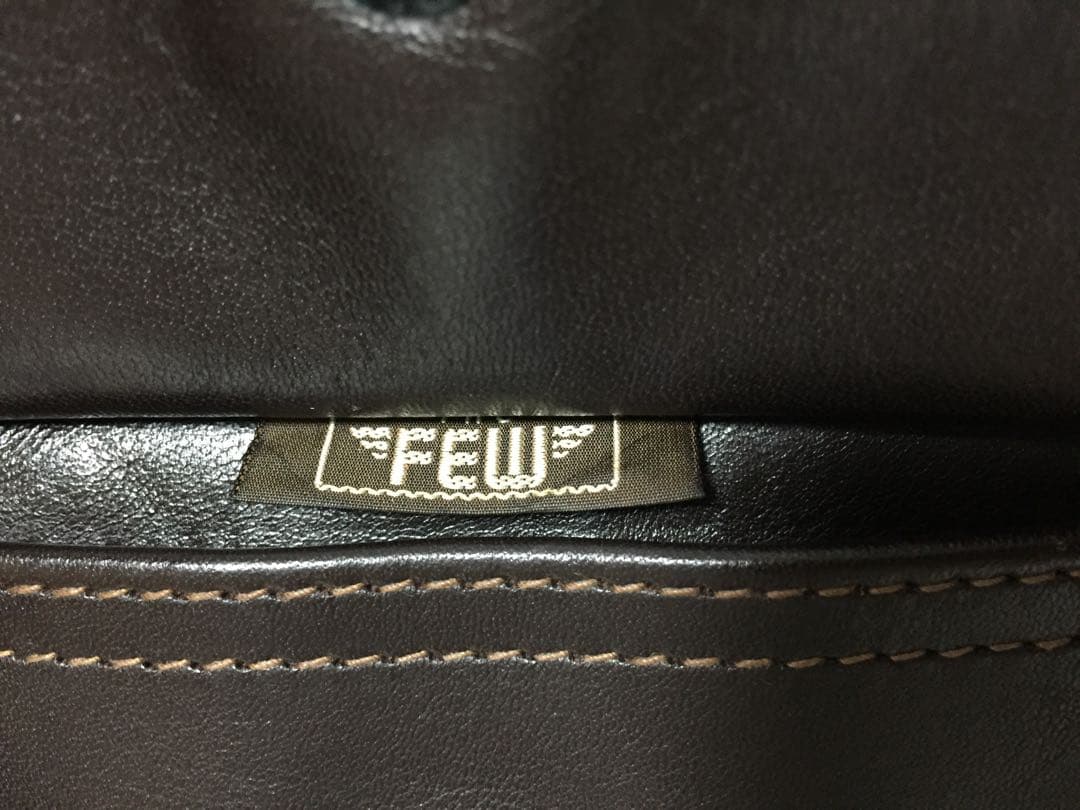 未使用級THE FEW A-2　ホース ROUGH WEARツインラベル　赤リブ