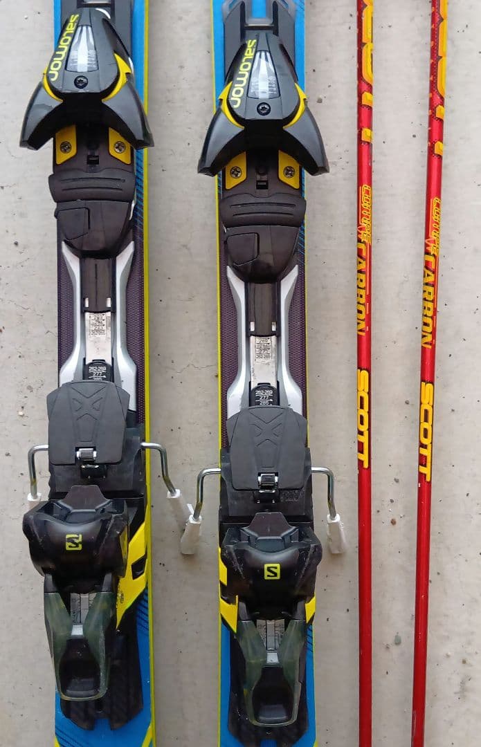 【値上げ！】サラモンSalomon X-Pro 169Cm スキー&ストック付き