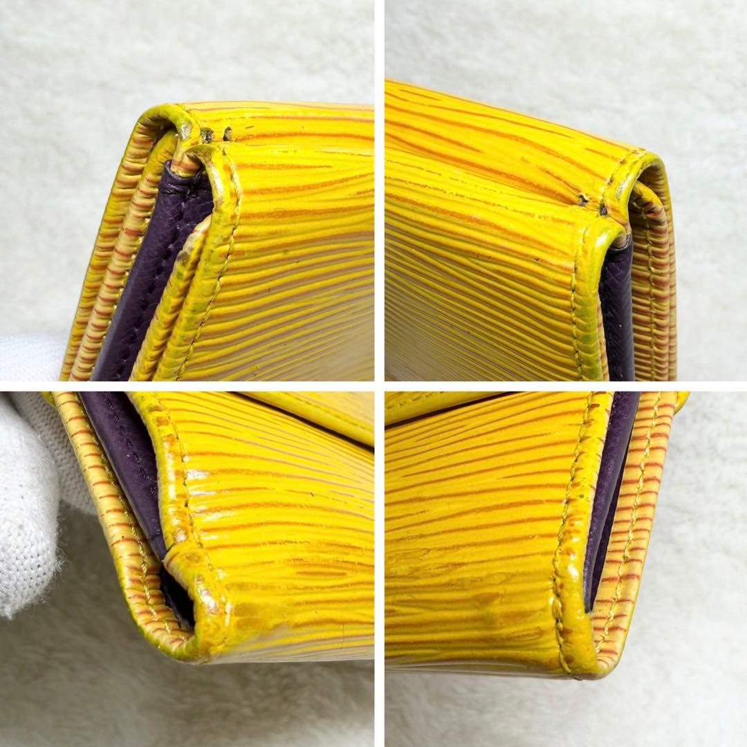 LOUIS VUITTON ルイヴィトン M63489 エピ 財布　イエロー