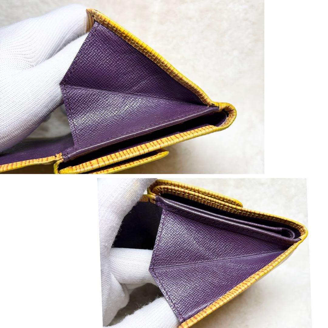 LOUIS VUITTON ルイヴィトン M63489 エピ 財布　イエロー