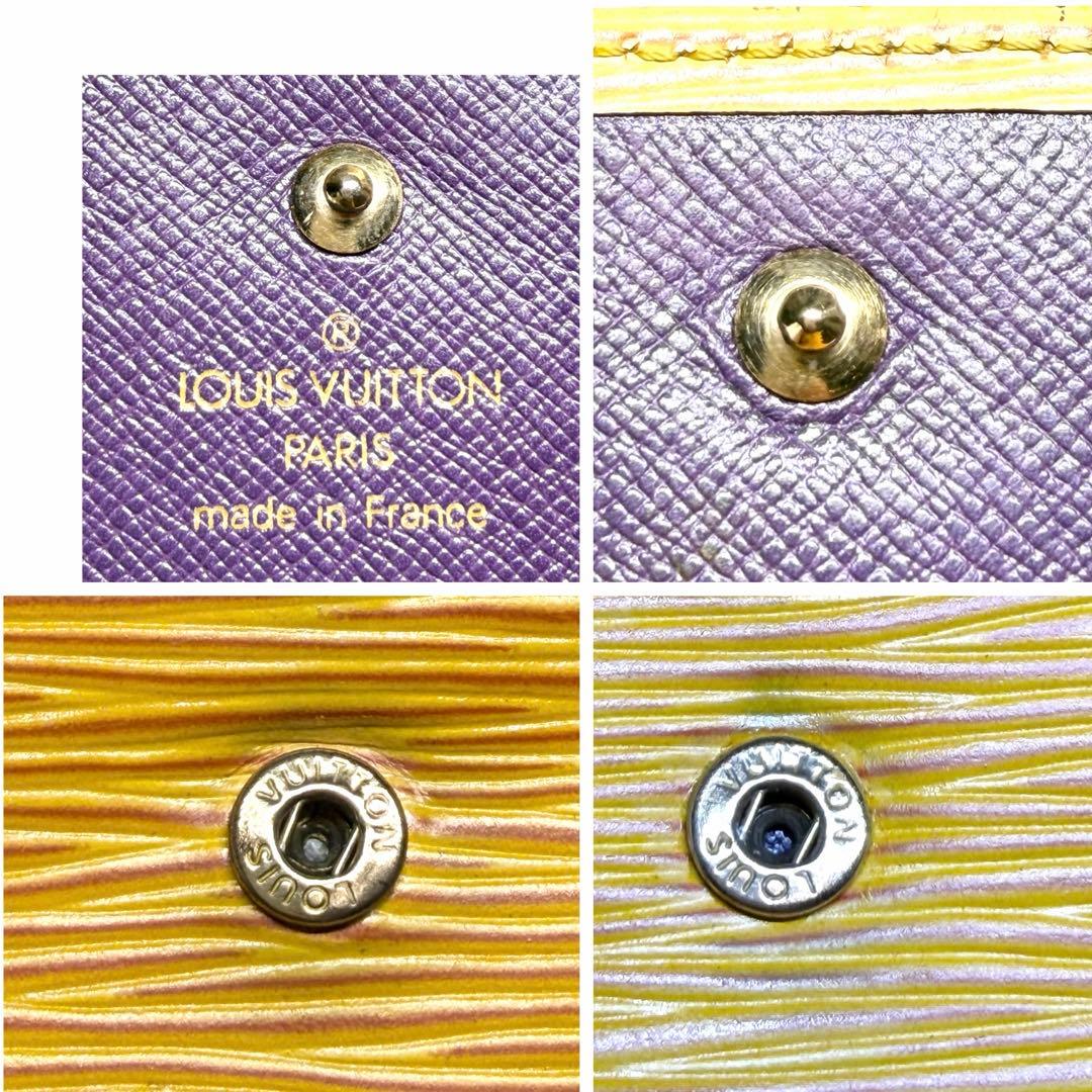 LOUIS VUITTON ルイヴィトン M63489 エピ 財布　イエロー