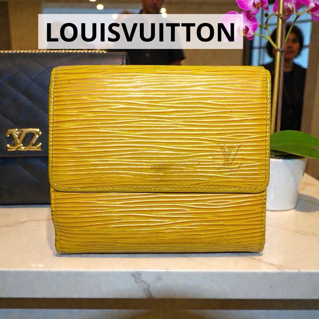 LOUIS VUITTON ルイヴィトン M63489 エピ 財布　イエロー